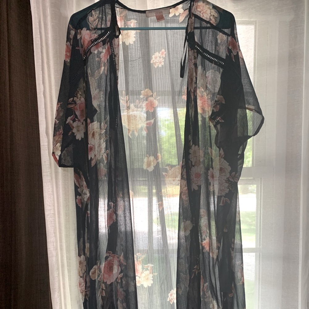 Long kimono cover up
